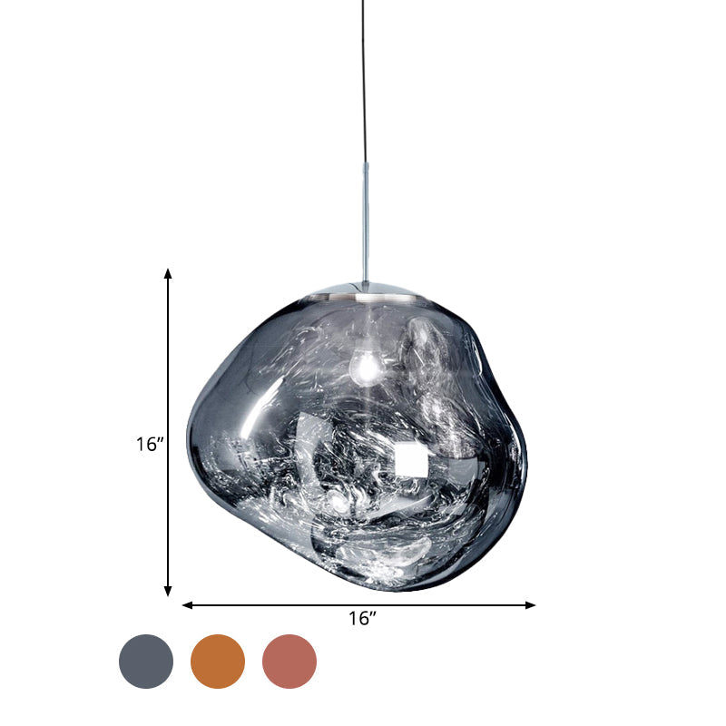 LunaLux Glass Pendant Light with Modern Elegance and Warm Ambient Illumination for Dining Areas