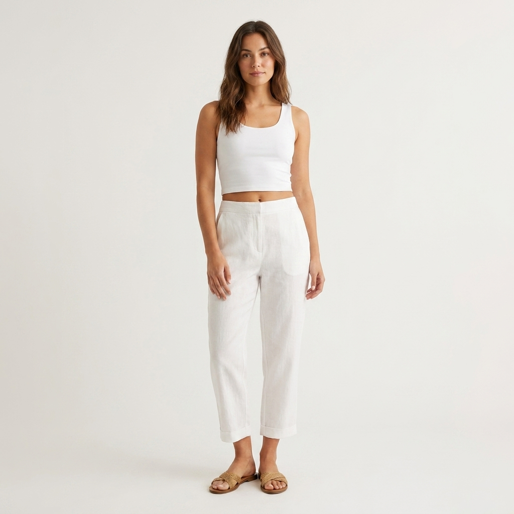 Women’s Relaxed Airy Pants | Lightweight Fabric, Elastic Waist & Summer Fit