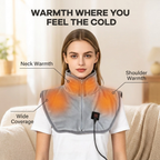 Verwarmd nekkussen – USB, drie warmtestanden en zachte hoes VestraGear