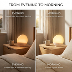 Wake-uplicht wekker – zonsopgang, dubbel alarm en FM-radio VestraGear