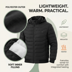 Verwarmde jas – negen warmtezones, waterdicht en winddicht VestraGear