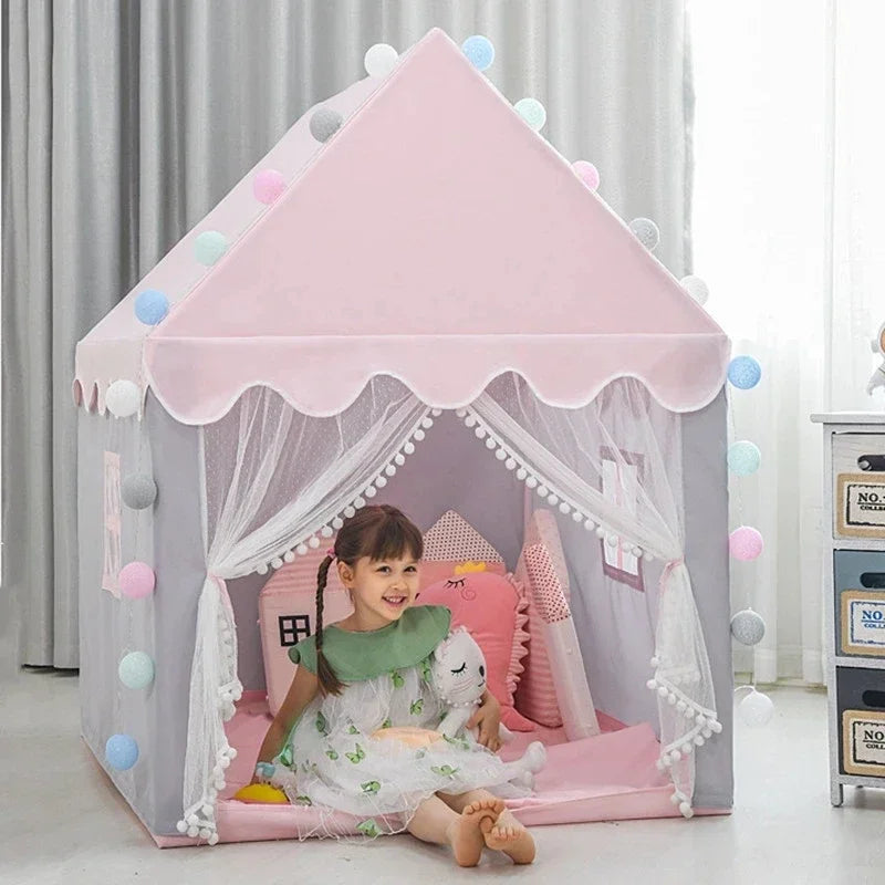 Princess Play Tent – Foldable Indoor & Outdoor Tent with UV Protection and Carry Bag