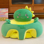 Baby Floor Seat – Plush Animal Support Seat for Babies Learning to Sit Up