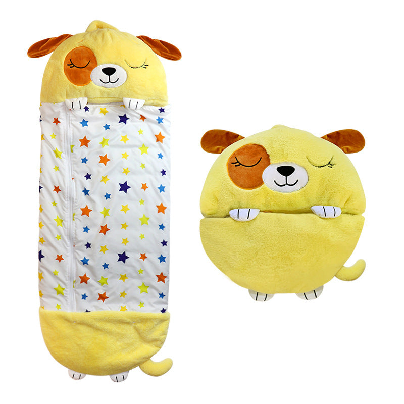 2-in-1 Kids Sleeping Bag – Soft, Hypoallergenic & Transformable into a Cuddly Toy